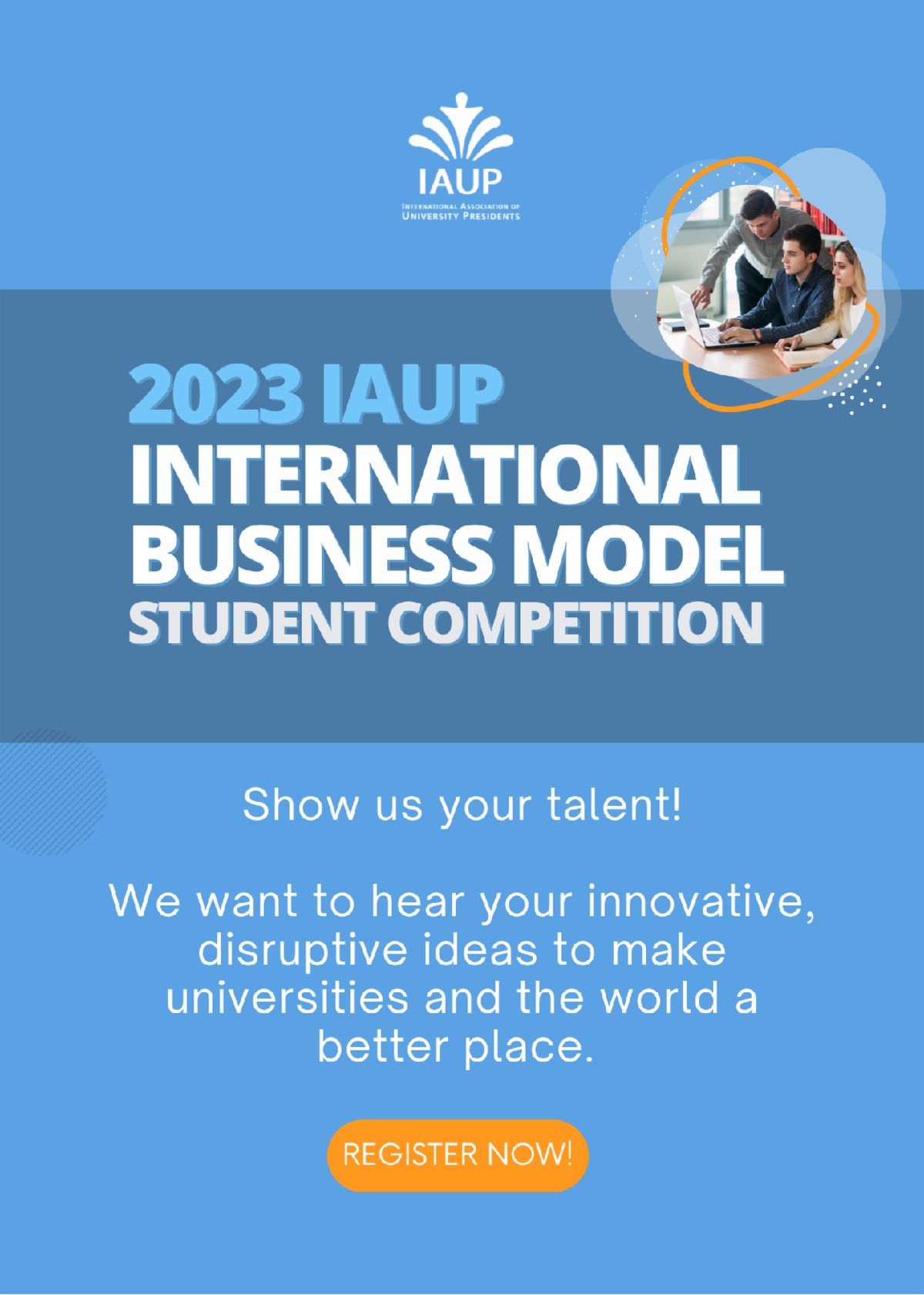 Fecha límite de registro "2023 IAUP Student Competition